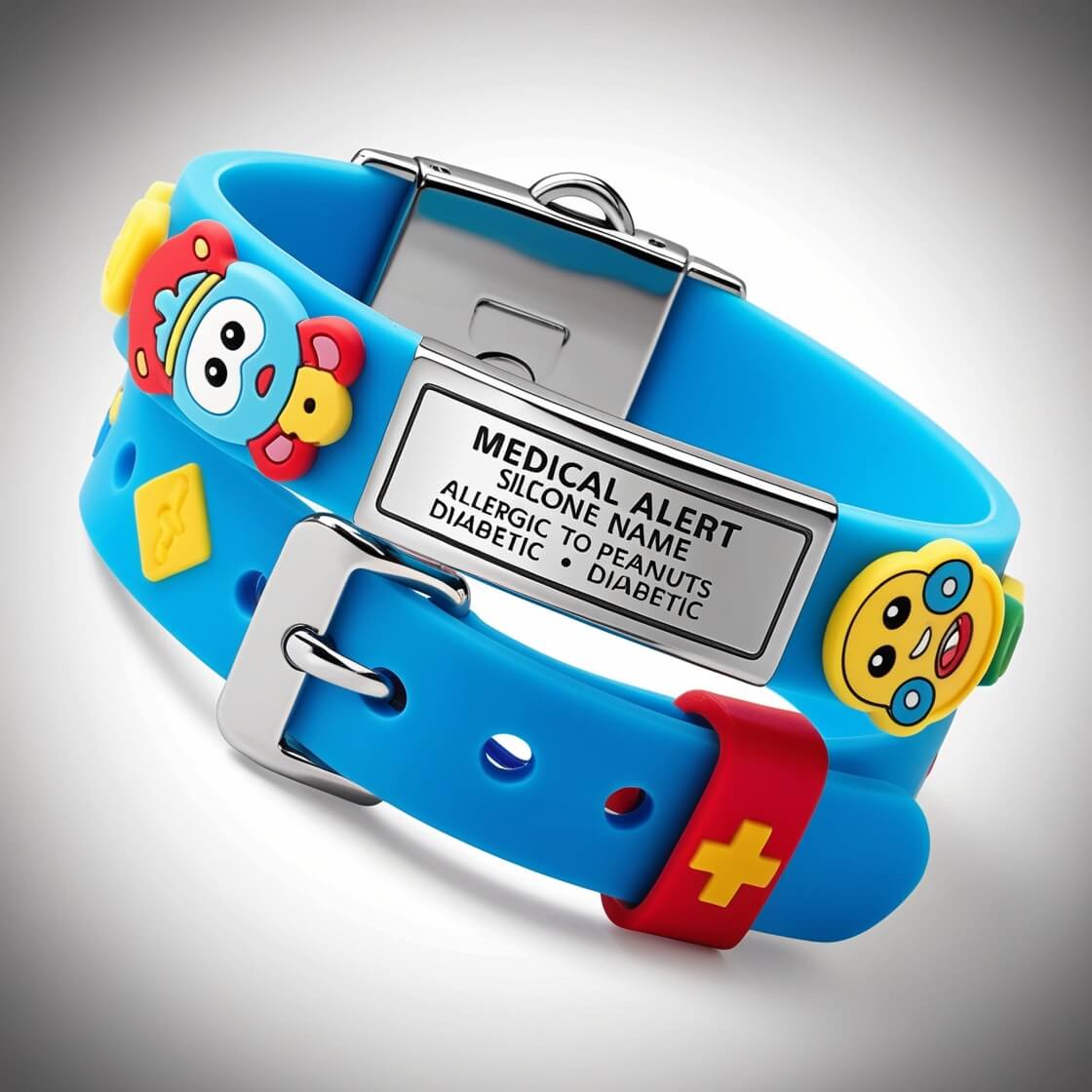 Double Medical Alert Braclet for Kids