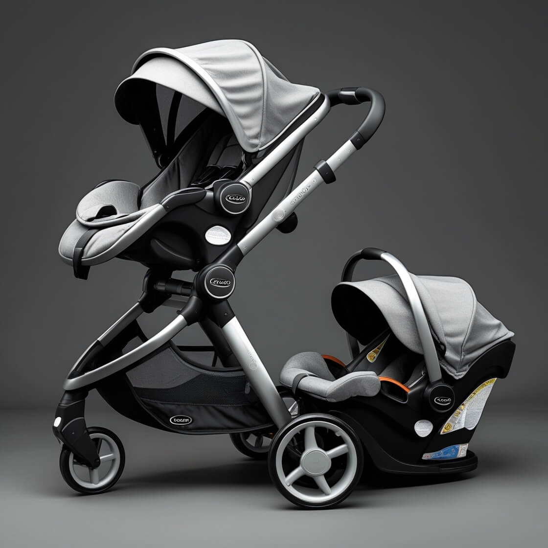 Graco FastAction Jogger LX Travel System, Stroller and Car Seat, Mansfield