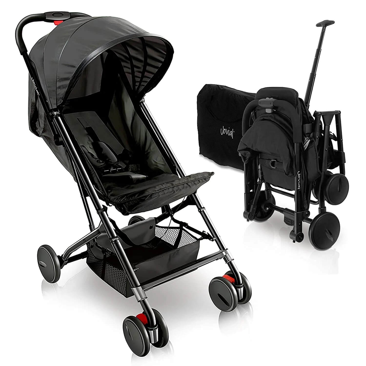 Jovial, Travel Stroller, Baby Stroller, Lightweight, Umbrella Stroller, Compact Stroller, Storage Bag Included