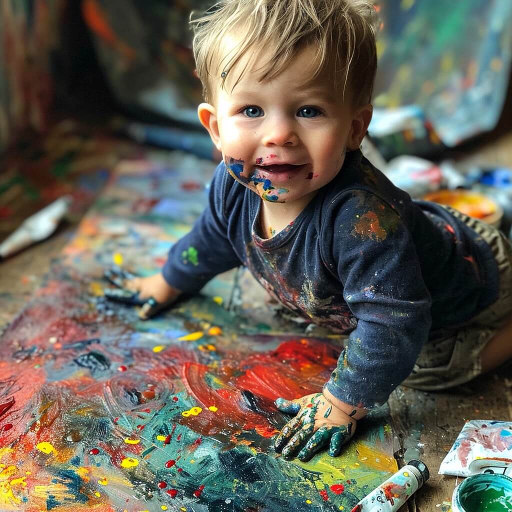 toddlerfingerpainting