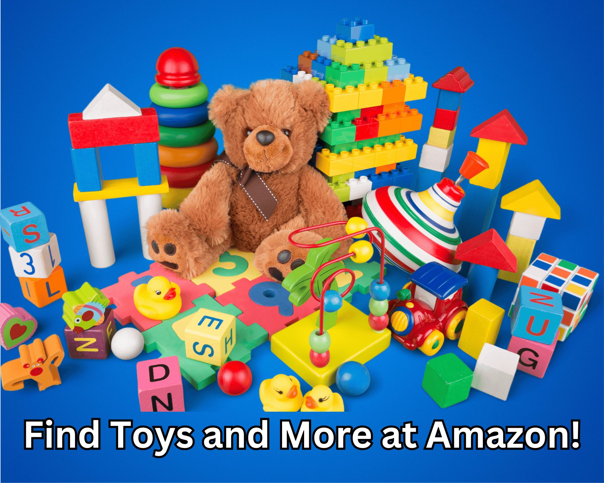 Collage of Toys for Amazon